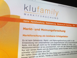 Klufamily Marktforschung und Meinungsforschung