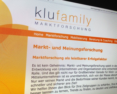 Klufamily Marktforschung und Meinungsforschung