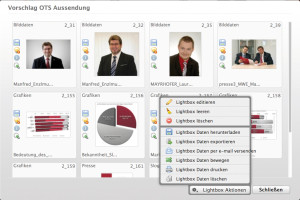 Mediaassetmanagement mit Lightboxfunktionalitäten