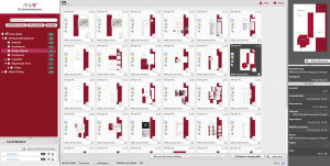 Darstellung Mediaassetmanagement mit Piktogrammen