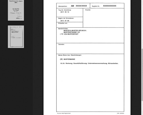 Registrierungsurkundenarchiv