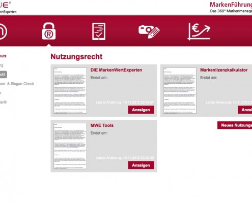 Verwaltung von Nutzungsrechten und Lizenzverträgen