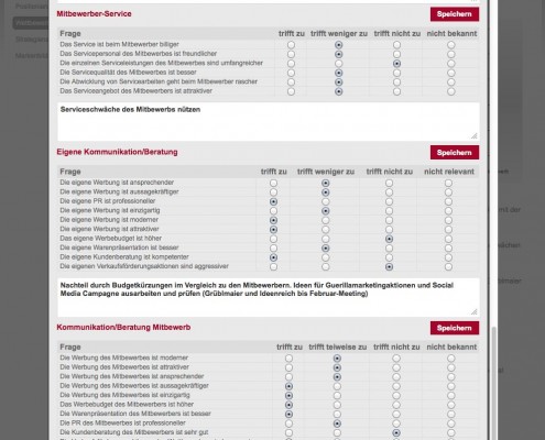 Wettbewerbsanalyse Screenschot