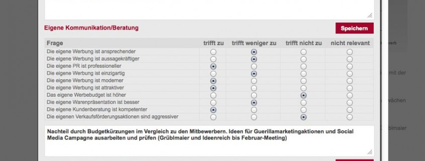 Wettbewerbsanalyse Screenschot