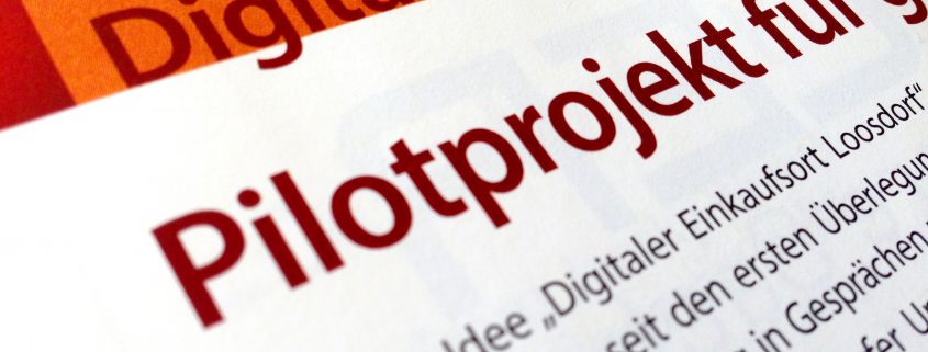 Headline Pilotprojekt in Loosdorf zur Digitalisierung