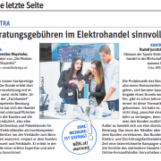 NÖN Landeszeitung Pro & Kontra Sind Beratungsgebühren im Elektrohandel sinnvoll