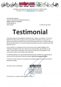 Testimonial von RedPlates an MWE