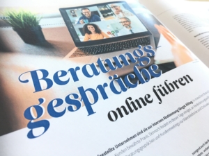 Beitragstitel Beratungsgespräche online führen