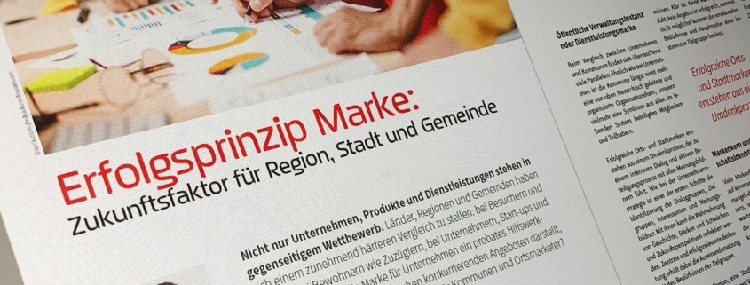 Beitrag Werbemonitor Kommunal - Erfolgsprinzip Marke