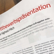 Überschrift Wettbewerbspräsentation Werbemonitorbericht