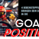 Rennfahrer am Start mit Überschrift Goal Position
